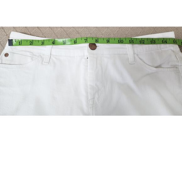 Gloria Venderbuilt White Denmin Vintage "Monroe" Bermuda Shorts Women's Size 4 - Picture 3 of 12